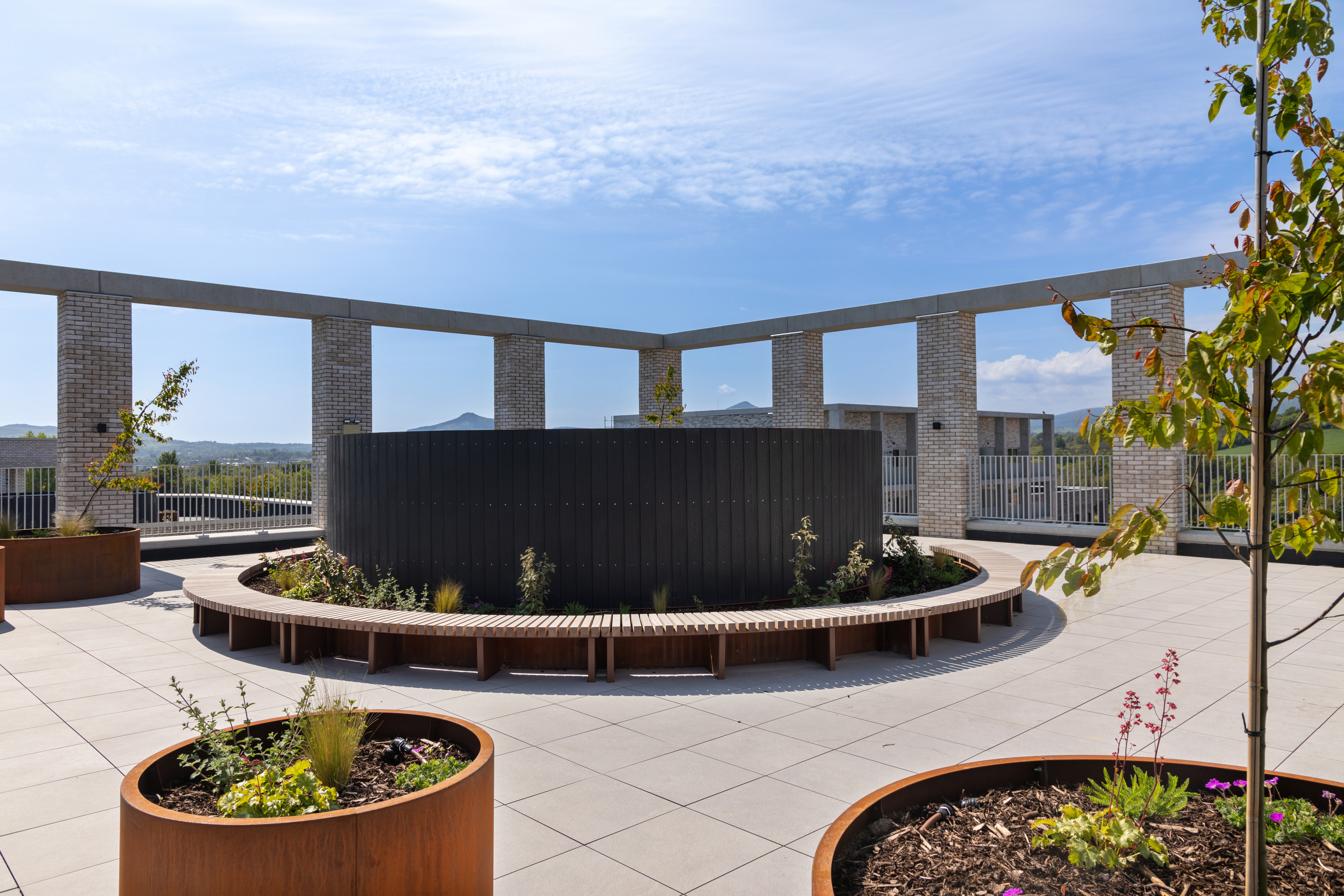 Rooftop at Shanganagh Castle Estate
