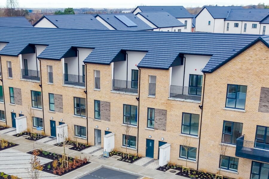 Lisney Barracksfield West Drone image apartment and duplex block 2 copy